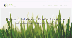 Desktop Screenshot of healingwithwisdom.net